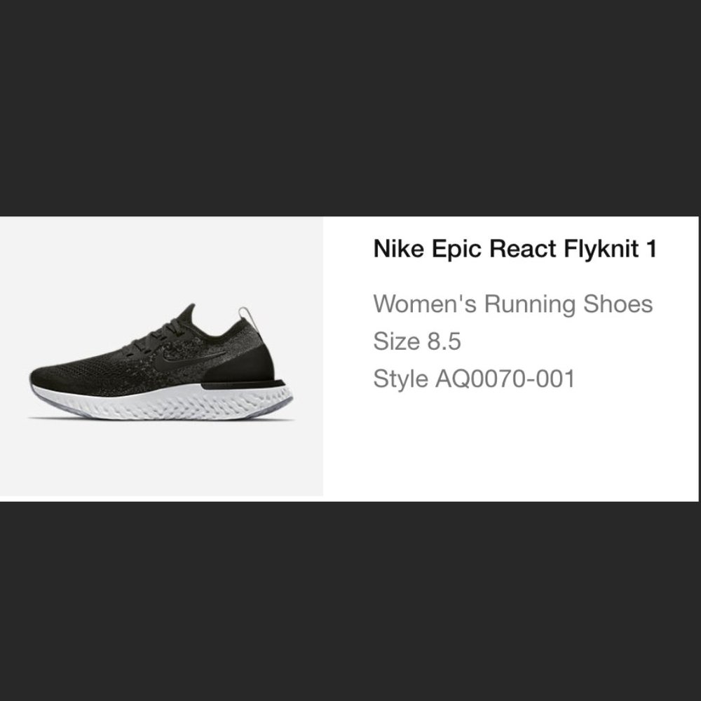 NIKE | Epic React Flyknit 1 W8.5